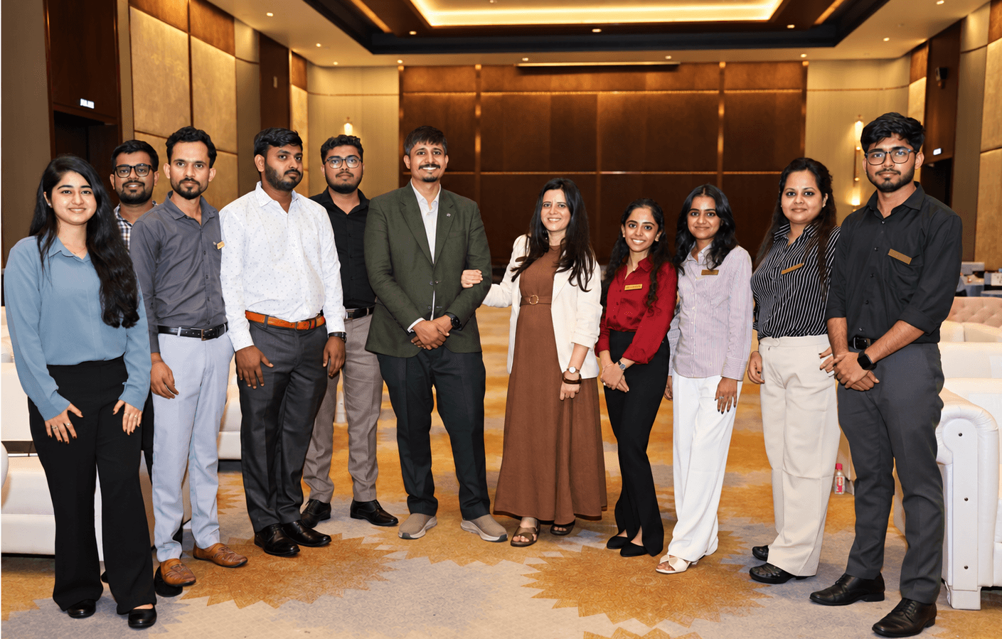 The Bizgenix team together at a company event